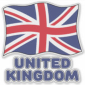 Sticker Drapeau du Royaume-Uni (Devant)