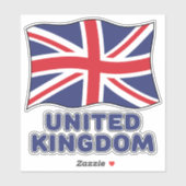 Sticker Drapeau du Royaume-Uni (Feuille)