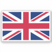 Sticker Drapeau du Royaume-Uni découpé sur mesure  (Recto)