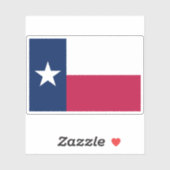 Sticker Drapeau du Texas (Feuille)