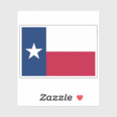 Sticker Drapeau du Texas (Feuille)