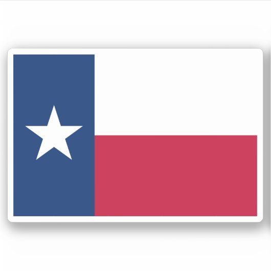 Sticker Drapeau du Texas (Devant)