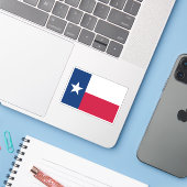 Sticker Drapeau du Texas (Ordinateur portable avec iPhone)