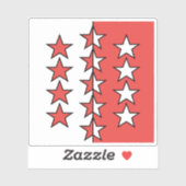 Sticker Drapeau du Valais, Suisse (Feuille)