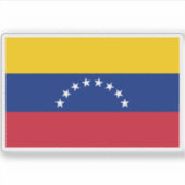 Sticker Drapeau du Venezuela (Devant)