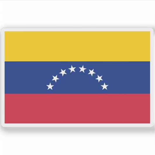 Sticker Drapeau du Venezuela (Devant)