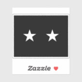 Sticker Drapeau d'un brigadier-général de la US Space Forc (Feuille)