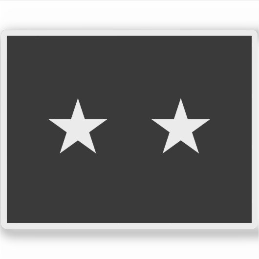 Sticker Drapeau d'un brigadier-général de la US Space Forc (Devant)