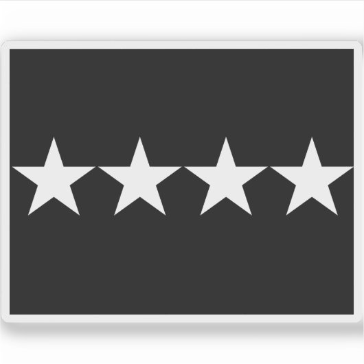 Sticker Drapeau d'un général de la Force spatiale des État (Devant)