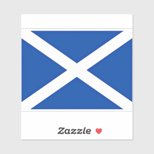 Sticker Drapeau écossais (Feuille)