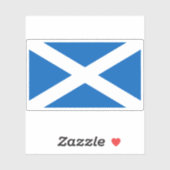 Sticker Drapeau écossais (Feuille)