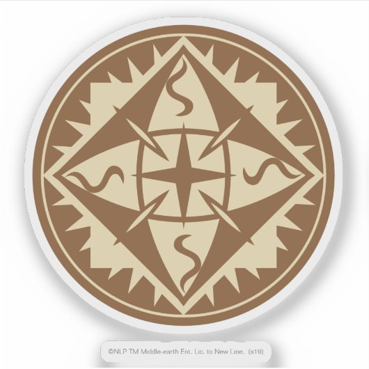 Sticker Drapeau elven (Devant)