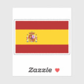Sticker Drapeau espagnol (Feuille)