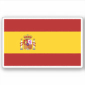 Sticker Drapeau espagnol (Devant)