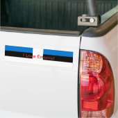 Sticker Drapeau Estonie (Sur camion)