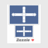 Sticker Drapeau Eureka (Feuille)