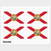 Sticker Drapeau Floride (Feuille)