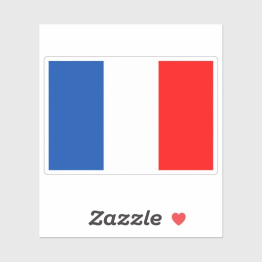 Sticker Drapeau France (Feuille)