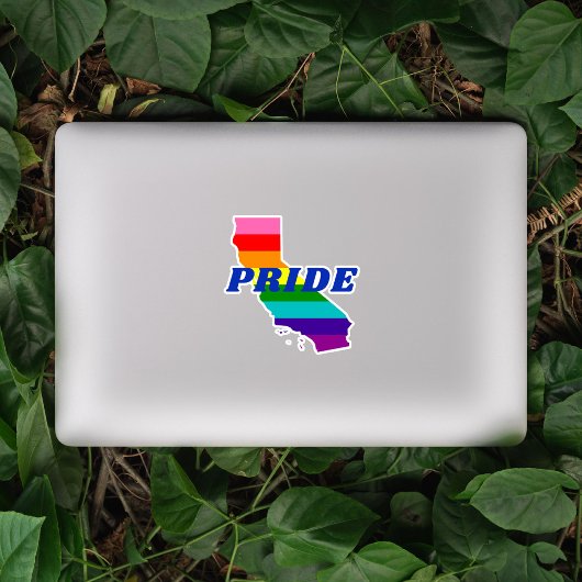 Sticker Drapeau Gay pride de Californie