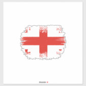 Sticker Drapeau géorgien (Feuille)