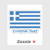 Sticker Drapeau grec (Feuille)