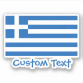 Sticker Drapeau grec (Devant)