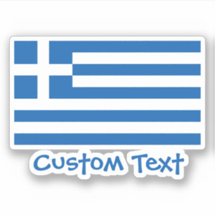Sticker Drapeau grec