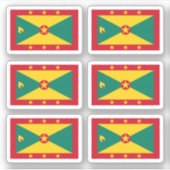 Sticker Drapeau grenadien (Devant)
