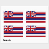 Sticker Drapeau Hawaii (Feuille)