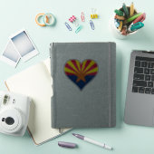 Sticker Drapeau Heart Arizona (Couverture iPad)