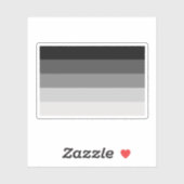 Sticker Drapeau Hetero Pride, Drapeau Stright Pride (Feuille)