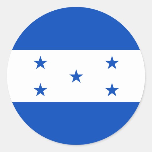 Sticker Drapeau Honduras (Devant)