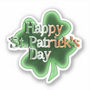 Sticker Drapeau irlandais Joyeuse Saint-Patrick