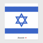 Sticker Drapeau Israël (Feuille)