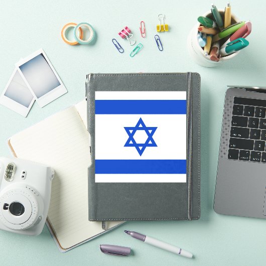 Sticker Drapeau Israël (Couverture iPad)