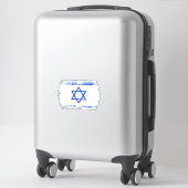 Sticker Drapeau israélien (Sur valise)
