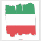 Sticker Drapeau italien Italie (Feuille)