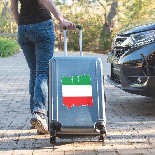 Sticker Drapeau italien Italie (Valise Insitu)
