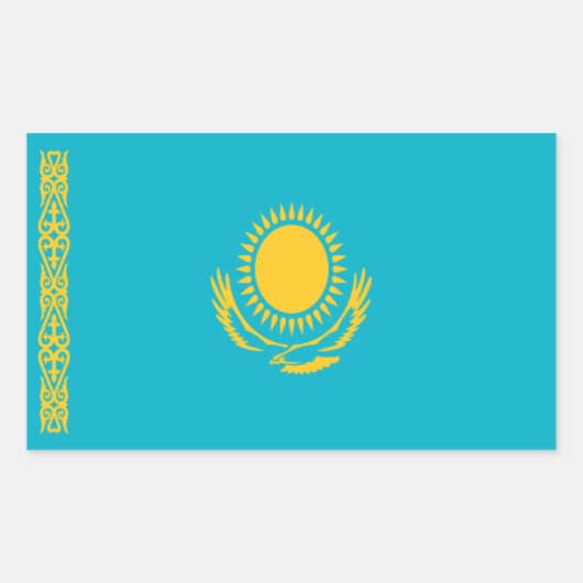 Sticker Drapeau Kazakhstan (Devant)