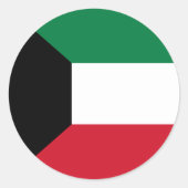 Sticker Drapeau Koweit (Devant)