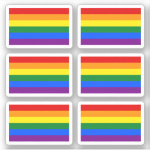 Sticker Drapeau LGBT Rainbow Pride