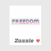 Sticker Drapeau Liberté Américaine pour Patriotic & Libert (Feuille)
