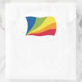 Sticker Drapeau Lingua Franca Nova (Sac)