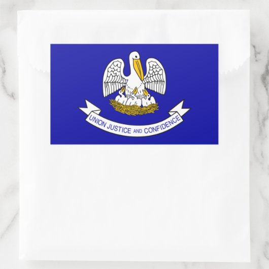 Sticker Drapeau Louisiana (Sac)