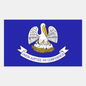 Sticker Drapeau Louisiana (Devant)