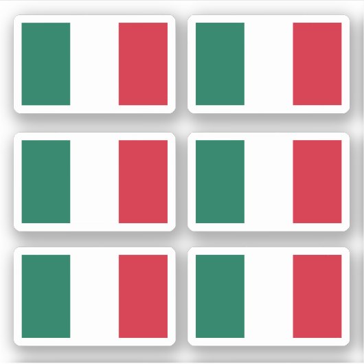 Sticker Drapeau mexicain (Devant)