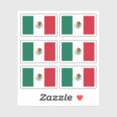Sticker Drapeau mexicain (Feuille)