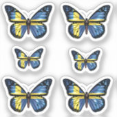 Sticker Drapeau monarque de la Suède (Recto)