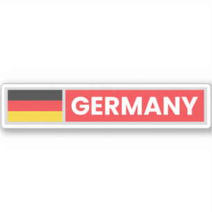 Sticker Drapeau national de l'Allemagne
