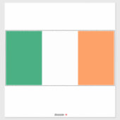 Sticker Drapeau national de l'Irlande, Norme irlandaise, B (Feuille)